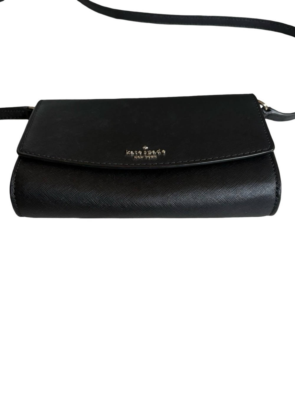 Kate Spade Laurel Way Addison Crossbody  Bag Wallet On Strap Saffiano - Picture 8 of 12